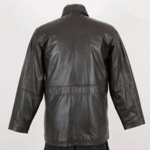 Men’s Fashion Knightsbridge Black Leather Jacket
