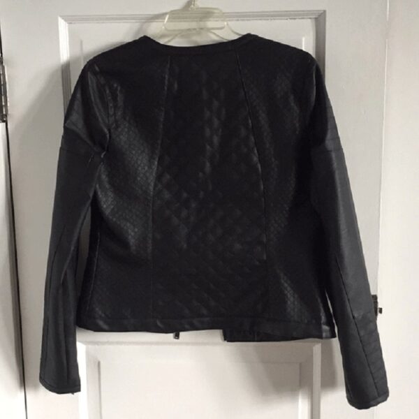 Harve Benard Black Faux Leather Jacket
