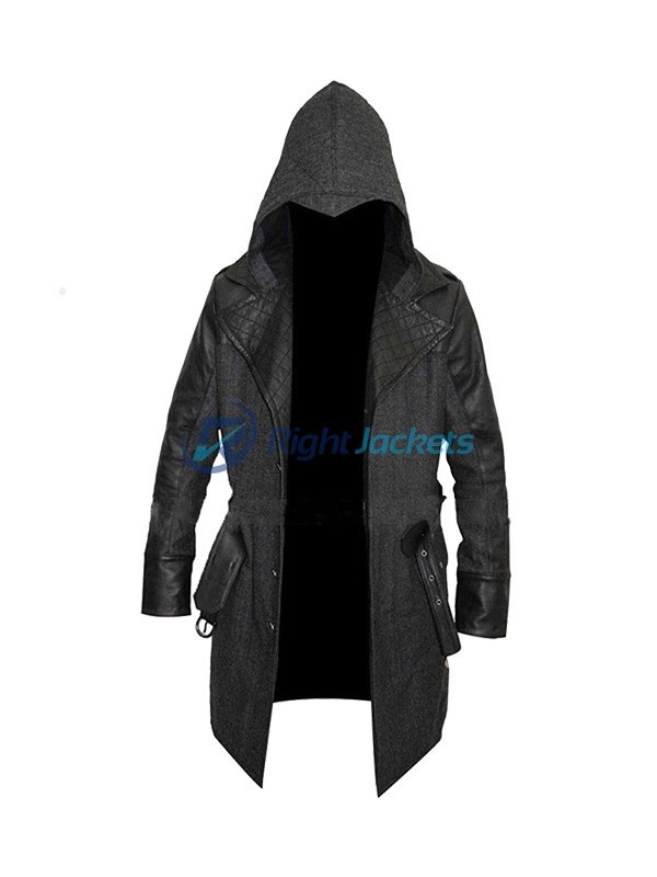Assassin’s Creed Syndicate Jacob Frye Leather Wool Coat