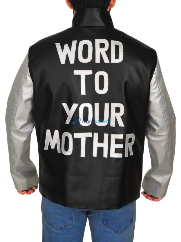 Vanilla Ice Word To Your Mother Black Leather Jacket