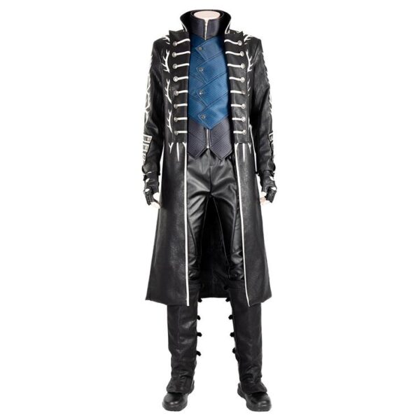 Vergil Devil May Crys 5 Leather Coat
