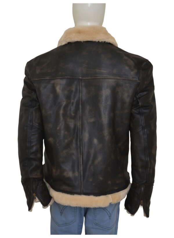 Triple X Vin Diesel Leather Fur Jacket (Back)