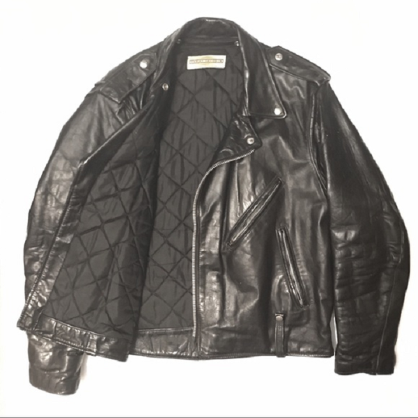 Black Vintage Harley Davidsons Leather Jacket