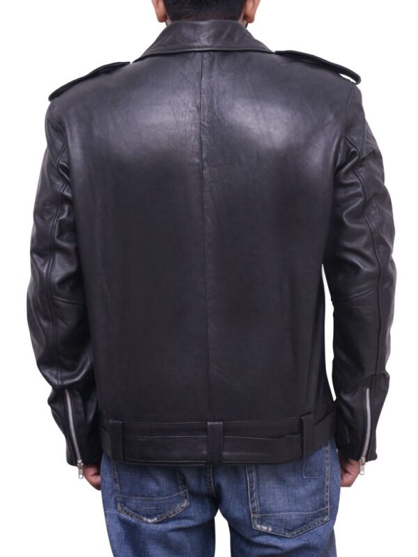 Walking Dead Season 9 Negan Black Leather Jacket