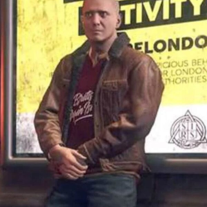 Ian Robshaw Watch Dogs Legion Game Brown Jacket