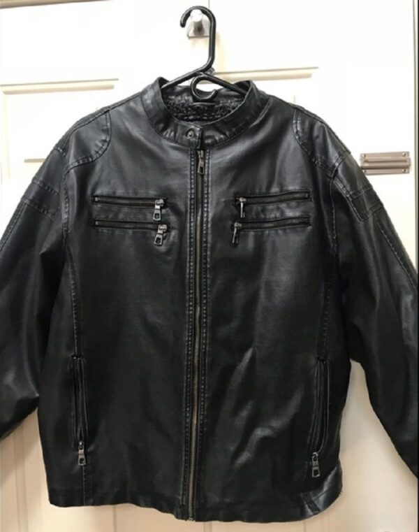 Whispering Smiths Black Leather Jacket