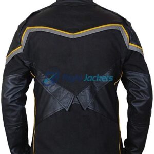 Will Smith John Hancock Black Biker Leather Jacket