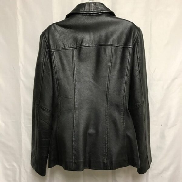 New York Winlit Black Leather Jackets