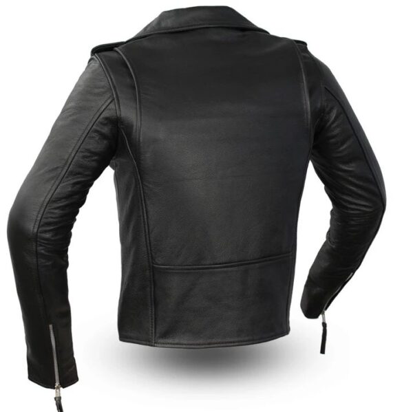 Women Rockstar Black Motorcycle Leather Jacket