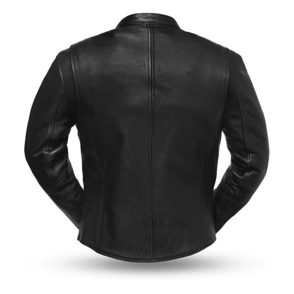 Women Speed Queen Black Leather Motorcycle Jacket
