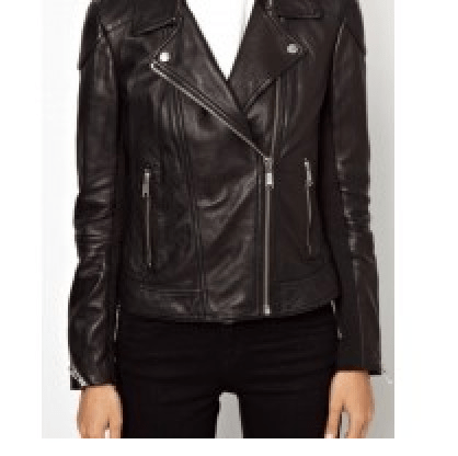 Womens Best Fitted Black Leather Jacket