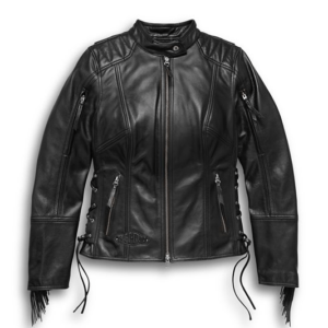 Women's Boone Fringed Leather Jacket