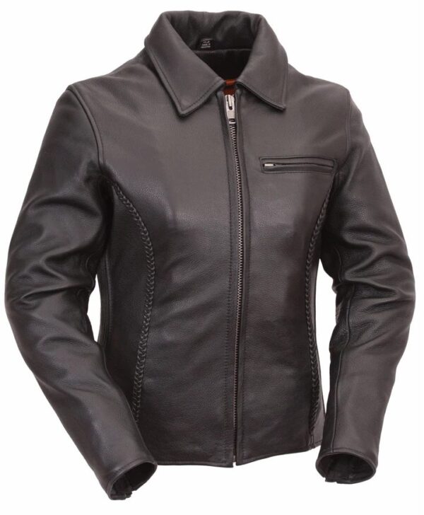 Womens Contessa Smooth Leather Jacket