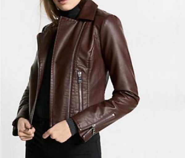 Womens Express Brown Minus The Moto Jackets