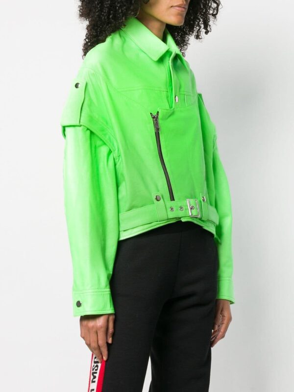 Womens Fashion Neon Leather Jackets