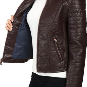 Andrew Marc Leather Jacket Womens