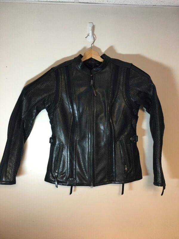 Women's Perforated Coolcore Leather Jacket
