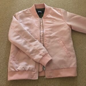 Womens Pink Bomber Jacket