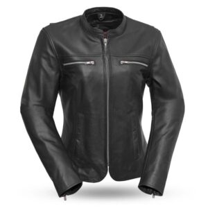 Womens Roxy Light Weight Cafe Style Leather Jacket