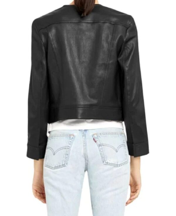 Womens Theory Jean Moto Leather Jackets