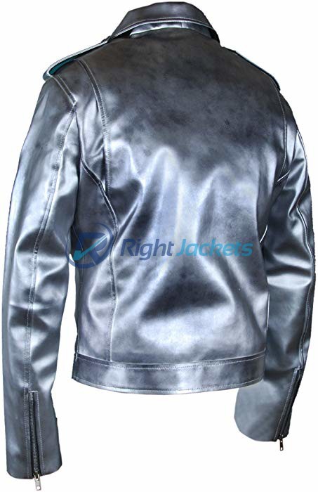 X-Men Apocalypse Evan Peters Quicksilver Double Rider Leather Jacket