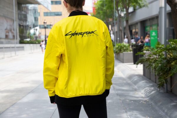 Yellow E3 2019 Cyberpunk 2077 Samurai Yellow Reversible Jacket