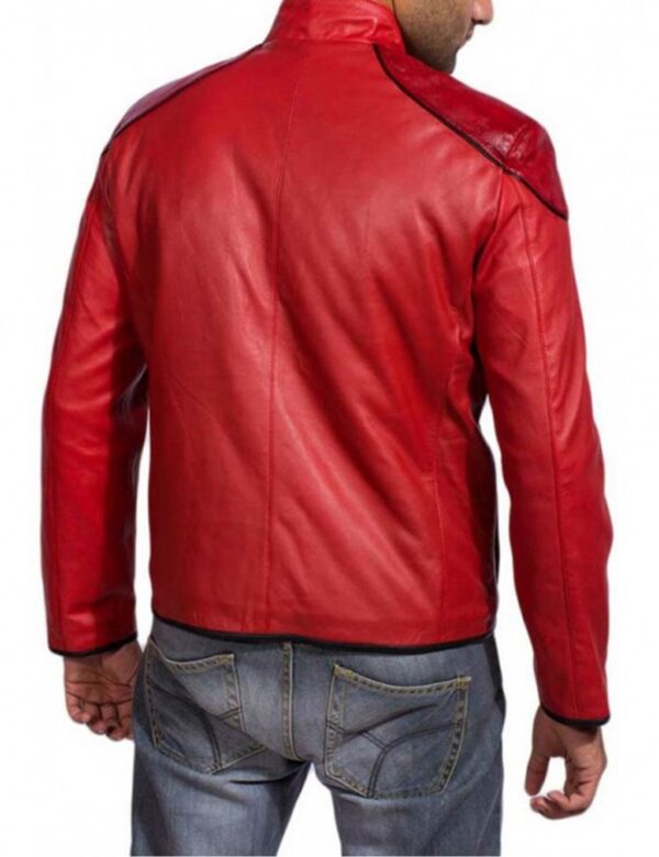 Zachary Levi Shazam Red Red Jacket