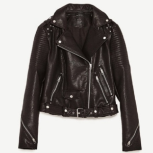 Zara Studded Leather Jacket
