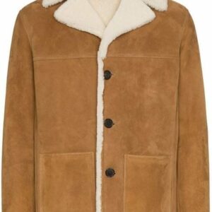Brown Shearling Saint Laurent Coat