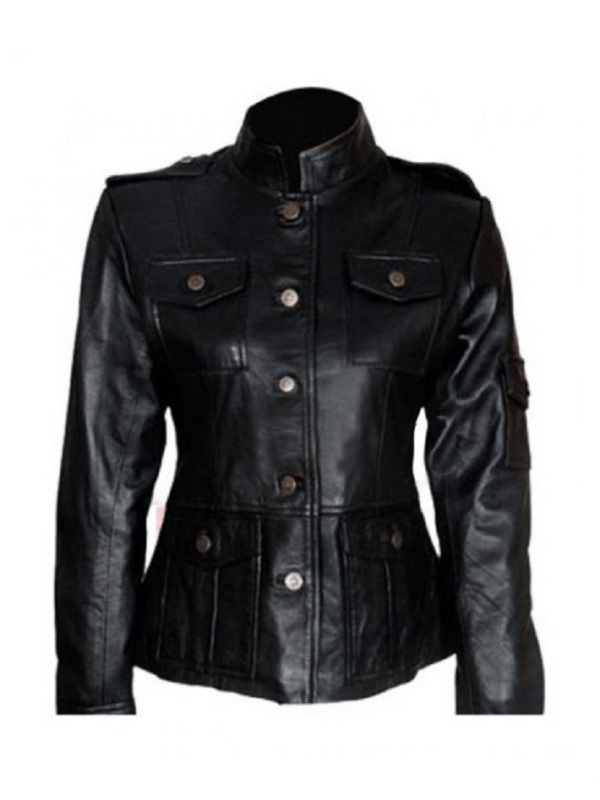 Anne Hathaway Blacks Genuine Leather Jacket