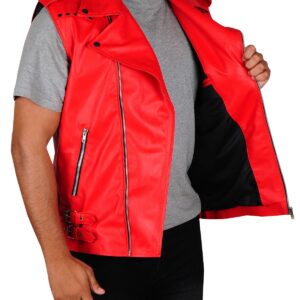 wrestler Shinsuke Nakamura Brando Style Leather Vest