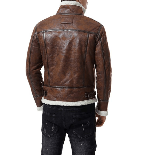 100 Degrees Brown Genuine Leather Jackets