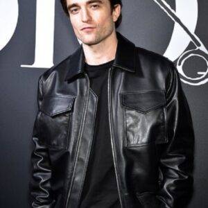Robert Pattinson The Batman 2021 Bruce Wayne Leather Jacket