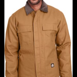 Men’s Brown Duck Chore Cotton Jacket