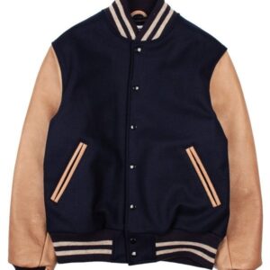 Golden Bear Melton Letterman Jacket