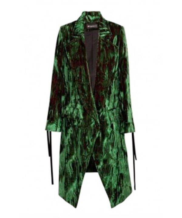 A Discovery of Witches Malin Buska Velvet Green Coat