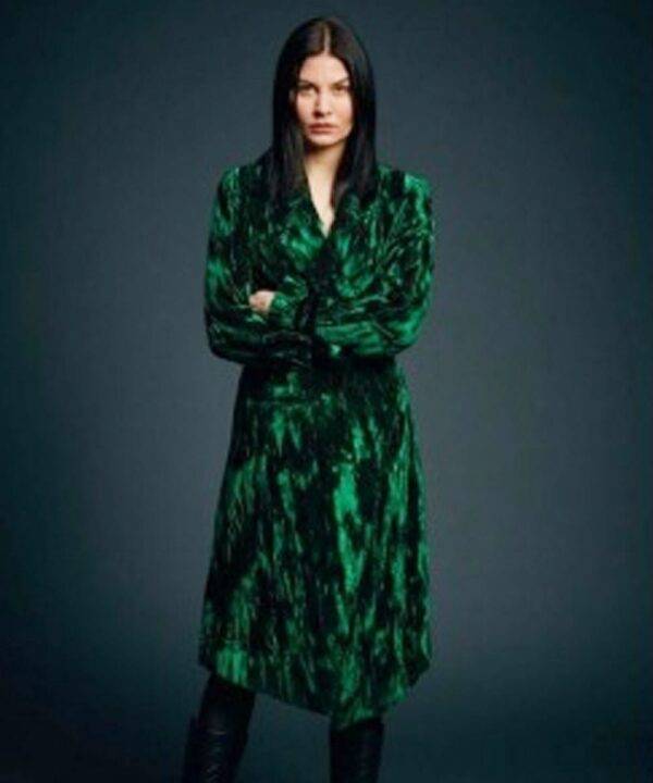 A Discovery of Witches Malin Buska Velvet Green Coat