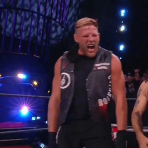 AEW Doubles or Nothing 2021 Match Black Leather Vest