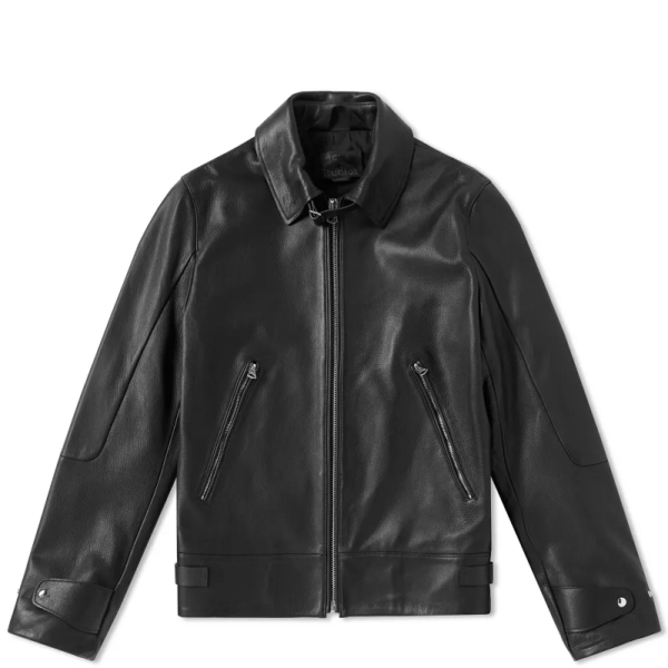 Acne Studios Black Leather Jacket
