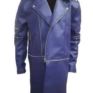 Adam-Lambert-Leather-Purple-Coat