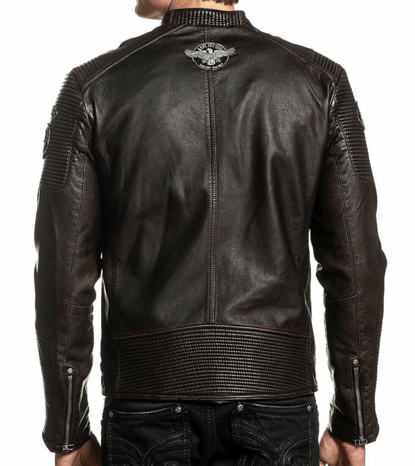 Affliction Black Premium Leather Jacket