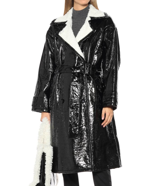 Alexis Carrington Leather Coat