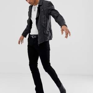 Allsaints Cargo Leather Jacket