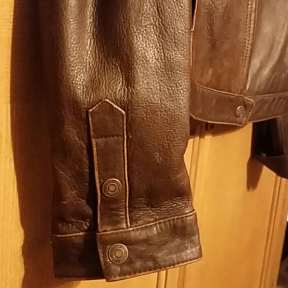 Browns American Eagle Faux Leathers Jacket
