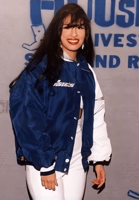 American Singer Selena Quintanilla Bomber Satin Jacket