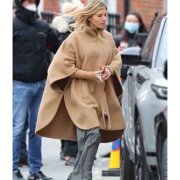 Anatomy Of A Scandal Sienna Miller Wool Poncho
