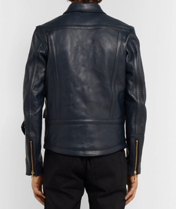 Andres V. Leonards Biker Leather Jacket