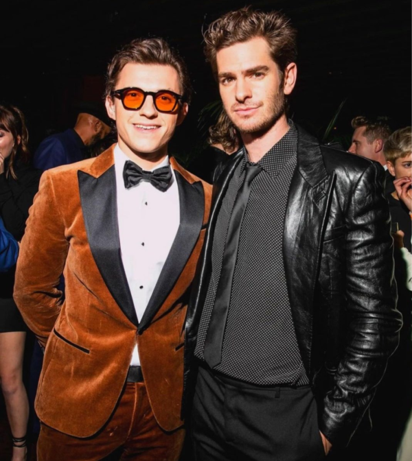 Andrew Garfield Black Leathers Jackets