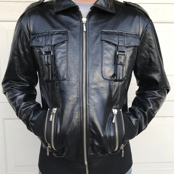 Andys Warhol Leather Jacket