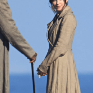 Dakota Johnson Persuasion Anne Elliot Cotton Coat